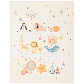 Babytagebuch TURNOWSKY Toy Zoo, 44 Seiten, bunt, Kunstdruck
