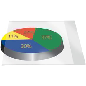 Einstecktasche Q-Connect, selbstklebend, 10 St.