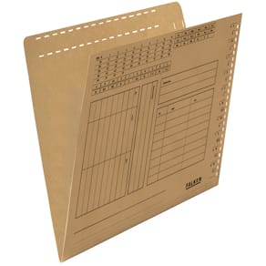 Einstellmappe Falken, A4, 230 g, natronbraun