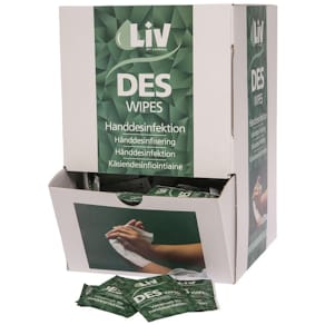 Desinfektionsservett LIV Wipes 250/fp