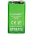 Blockbatterie Q-CONNECT Super Alkaline, 9V, E-Block, 1 Stück