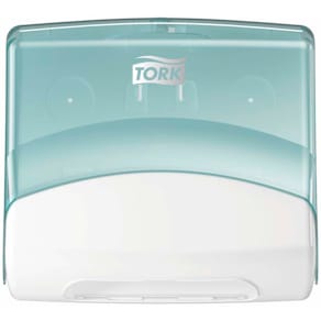 Industripapirdispenser Tork W4, hvid, 427x206x394 mm, 1 stk.