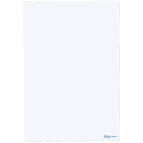 Flipchartblock Herlitz, 20 Blatt, blanko/blanko, weiß