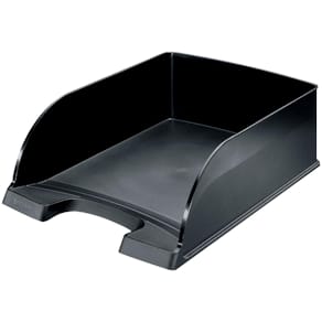 Brievenbakje Leitz Plus 5233 Jumbo, zwart