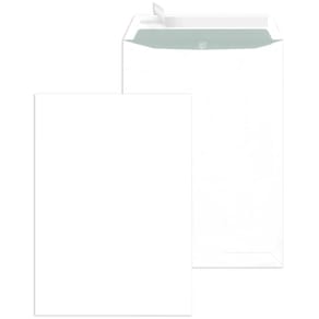 Versandtasche MAILMEDIA, B4, haftklebend, 120 g/m², weiß