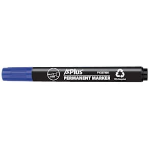 Märkpenna A PLUS eco rund 1-3mm blå