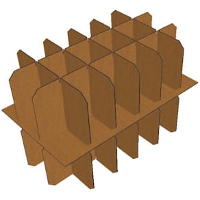 Glasinrede till flyttlåda 560x330x406mm