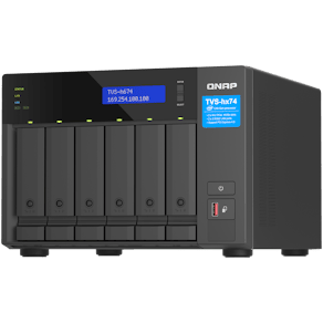 QNAP TVS-H674 - NAS-server - 6 fack - SATA 6Gb/s - RAID JBOD, 0,