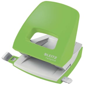 Hulapparat Leitz Recycle 2-huls, 30 ark, grøn