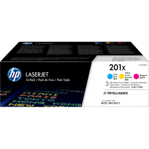 Color LaserJet 201X toner 3-pack (Cyan/Magenta/Yellow)
