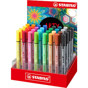 Viltstift STABILO Pen 68 MAX ARTY, display van 32 stuks, assorti