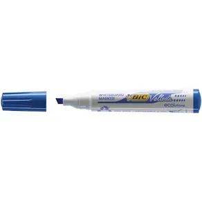 Whiteboardpenna BIC Velleda 1781 Blå, sned, 3.5-5.5mm, 12st