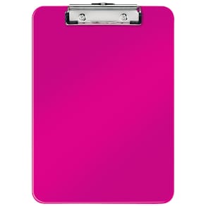 Klemplaat Leitz WOW, ft A4, roze