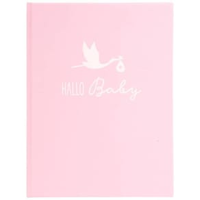 Babytagebuch Goldbuch Storch, rosa