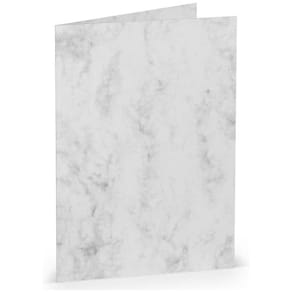 Briefkarte Coloretti, A6 HD, 5 St., grau marmoriert