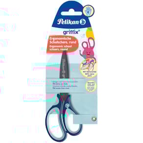 Schulschere Pelikan Griffix, blau, rechts, 14 cm