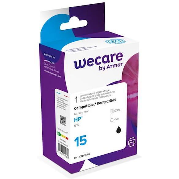 Blekk WECARE HP 15 C6615D Sort