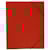 Snoddmapp PP Plast A4, 3-klaff, 30mm, Röd