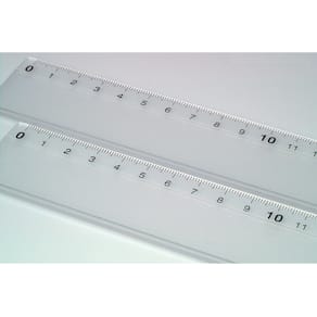 Lineal KUM L3GK, Kunststoff, 30 cm, transparent