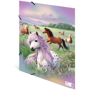 Sammelmappe HERMA Pferdewelt, A3, bunt