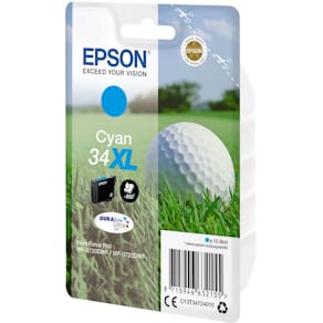 Inktcartridge Epson 34XL, 950 pagina's, OEM C13T34724010, cyaan