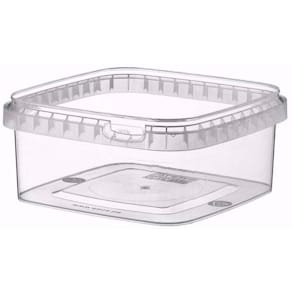 Condibøtte 550 ml PP, 128x128x55 mm, uden låg, 264 stk