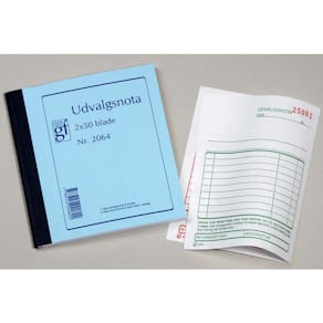 Udvalgsnota, Notesblok, With copy, hvid 148x200mm, 1 stk