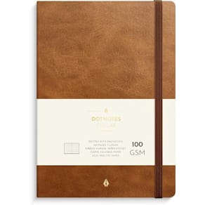 Notatbok BURDE DotNotes Deluxe A5 brun
