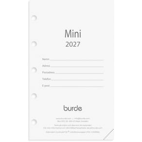 Burde Mini kalendersats 2027