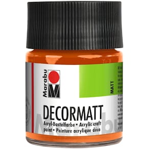 Acrylfarbe Marabu Decormatt, orange, 50 ml