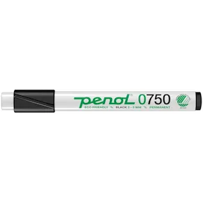 Märkpenna PENOL 0-750 perm 2-5mm svart