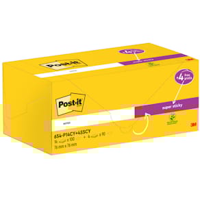 Haftnotizblock Post-it Promotion, 14+4 GRATIS, gelb, 76x76 mm