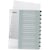 Index Leitz WOW, printbaar, 20 tabs, zwart-wit