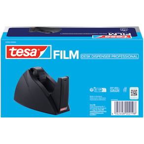 Tischabroller tesa Easy Cut, 66 m x 25 mm, schwarz