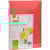 Dekblad Q-CONNECT lederlook, A4, 250 gram, rood, 100 stuks