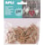 Wasknijpers Apli, mini, hout, 25 x 3 mm, blister, 45 stuks