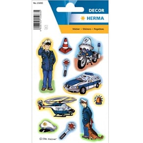 Herma stickers Decor police (3) 10st
