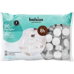Värmeljus BOLSIUS Paraffin 8h 90/fp