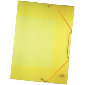 Gummizugmappe Folia, A3, transparent gelb