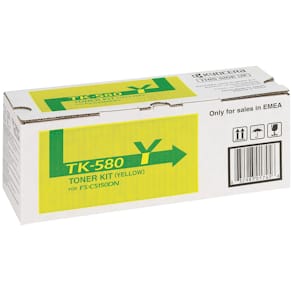Toner Kyocera TK580Y, geel, 2800 pagina's, 1T02KTANL0
