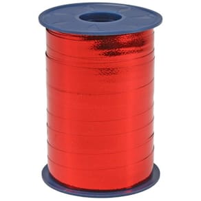 Presentband Röd Metallic, 10mmx250m