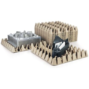 Polstermatte SAFEPAC Flex, 38x38x5,3 cm, spitze Noppen