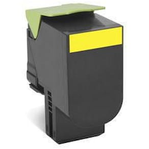 Toner LEXMARK 80C2HY0 3K gul