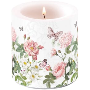 Kerze Ambiente Amelia, 9 cm, weiß (Frühjahr)