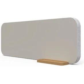 Bordsskärm & Skrivtavla Mood Fabric Table, 1000x350mm, Grå