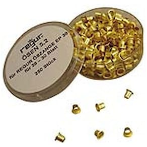 Ösen DR. GOLD, 250 St., messing