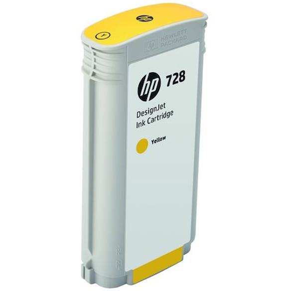 Blekk HP 728 F9J65A 130ml gul