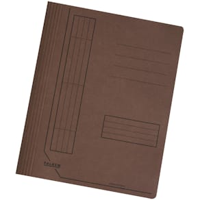 Schnellhefter Falken, A4, intensiv braun, Manila