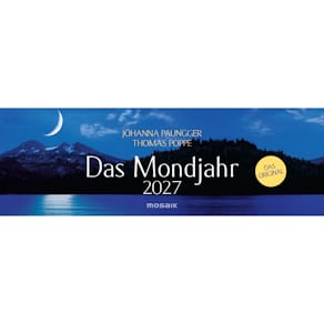 Tischkalender MOSAIK Mondjahr, quer, 32 x 10,7 cm