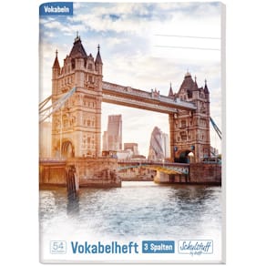 Vokabelheft SCHULSTUFF Tower Bridge, A5